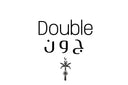 Black text 'Double JGA' with a palm tree logo on a white background